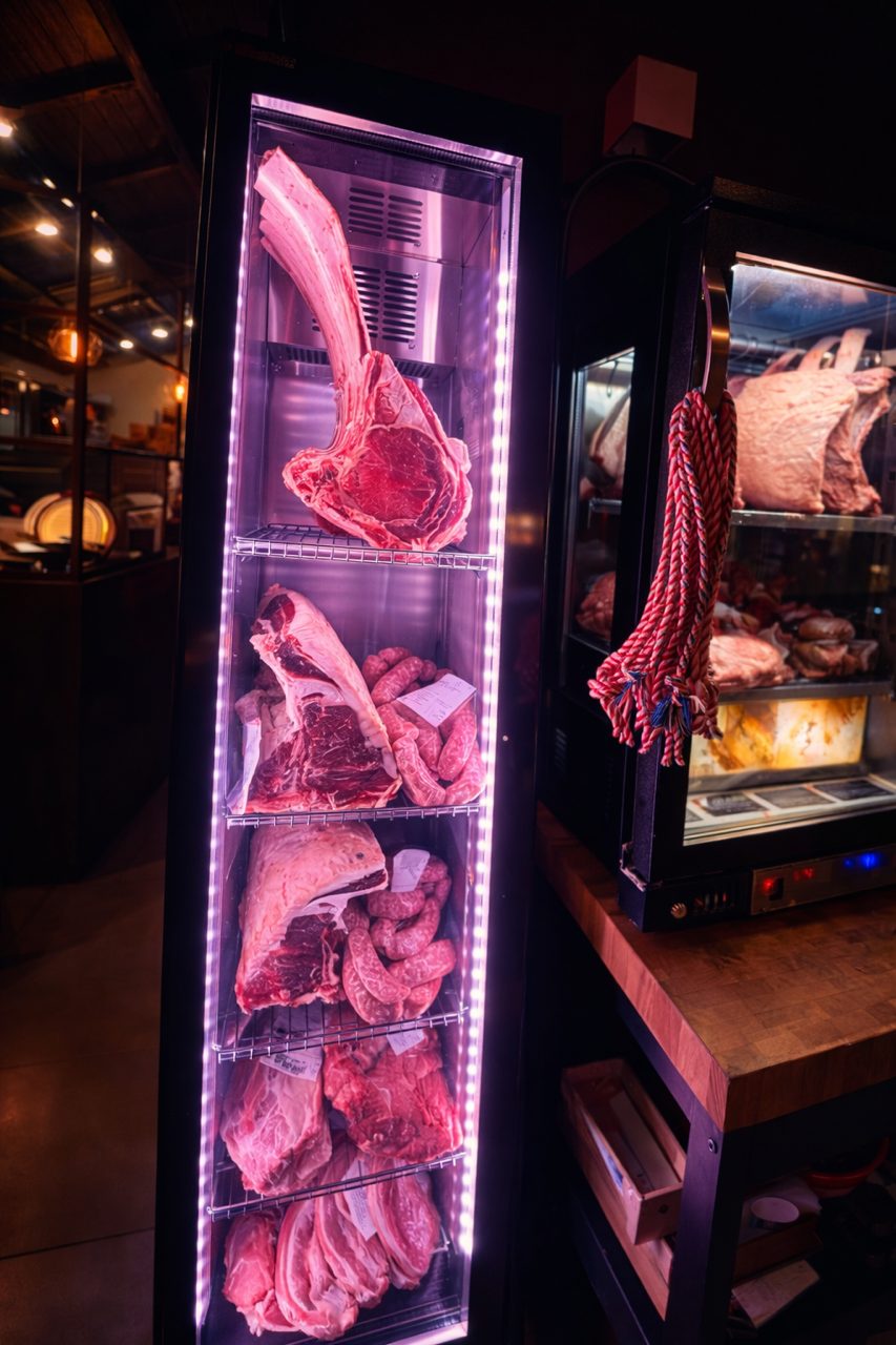 Selezione tagli pregiati di carne e cella di frollatura